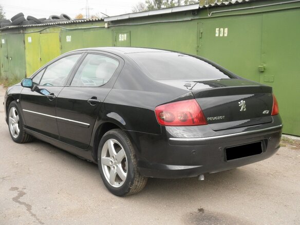 2006 Peugeot 407, чёрный - вид 6
