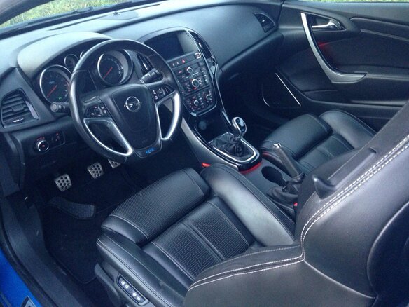 2012 Opel Astra OPC J, синий - вид 9