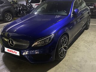 2017 Mercedes-Benz C-Класс 200 IV (W205), синий, 3100000 рублей, вид 2