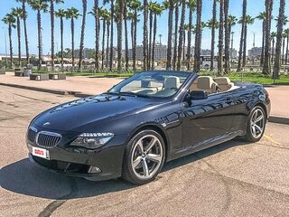 2008 BMW 6 серии 650i II (E63/E64) Рестайлинг, чёрный, 3500000 рублей, вид 2