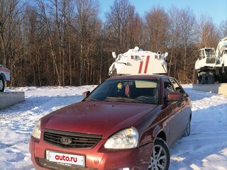 2008 Lada (ВАЗ) Priora I, красный, 220000 рублей, вид 3