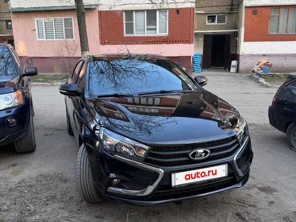 2021 Lada (ВАЗ) Vesta I, чёрный, 1165000 рублей - вид 3