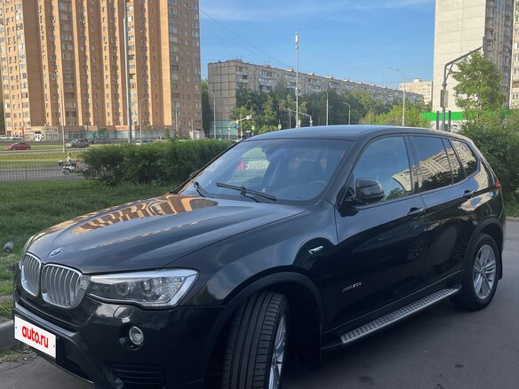 2014 BMW X3 30d xDrive II (F25) Рестайлинг, чёрный, 4150000 рублей