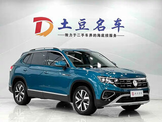 2023 Volkswagen Tayron I Рестайлинг, синий, 2041177 рублей, вид 3
