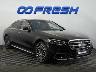 2021 Mercedes-Benz S-Класс 450 Long 4MATIC VII (W223), чёрный, 9580000 рублей, вид 1