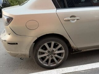2008 Mazda 3 4-speed I (BK) Рестайлинг, бежевый, 330000 рублей, вид 3