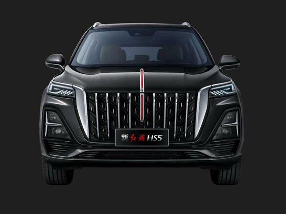 2025 Hongqi HS5 I Рестайлинг, чёрный - вид 2