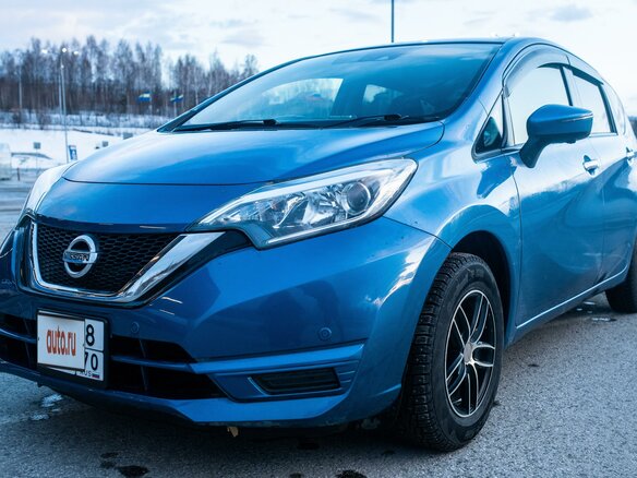 2017 Nissan Note II Рестайлинг, синий, 1130000 рублей - вид 2