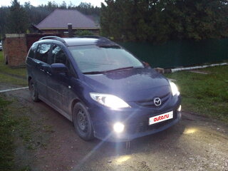 2007 Mazda 5 I (CR) Рестайлинг, синий, 850000 рублей, вид 5