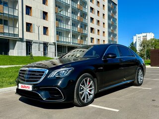 2017 Mercedes-Benz S-Класс AMG 63 AMG Long III (W222, C217) Рестайлинг, чёрный, 8650000 рублей, вид 1