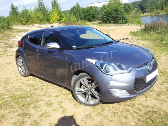2011 Hyundai Veloster I, серый - вид 1