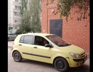 2006 Hyundai Getz I Рестайлинг, жёлтый, 350000 рублей, вид 4