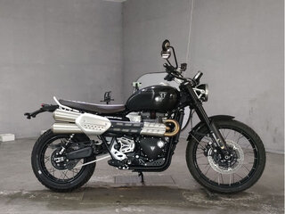 2024 Triumph Scrambler, чёрный, 1500000 рублей, вид 1