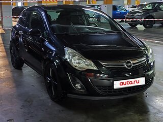 2012 Opel Corsa D Рестайлинг II, чёрный, 870000 рублей, вид 1