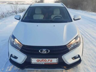 2020 Lada (ВАЗ) Vesta SW I, белый, 1500000 рублей, вид 2