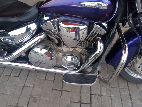 2004 Honda VTX 1300, синий, 550000 рублей - вид 6