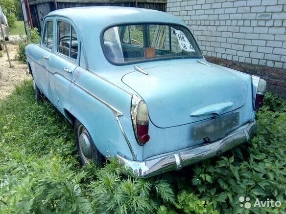 1964 Москвич 403, голубой, 80000 рублей - вид 3