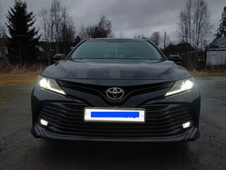 2018 Toyota Camry VIII (XV70), чёрный, 2217000 рублей, вид 3