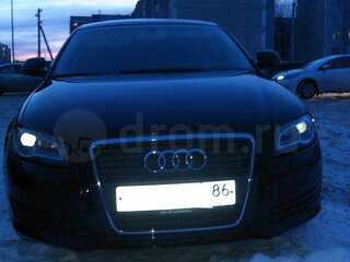 2009 Audi A3 II (8P) Рестайлинг 2, чёрный, 1100000 рублей, вид 1