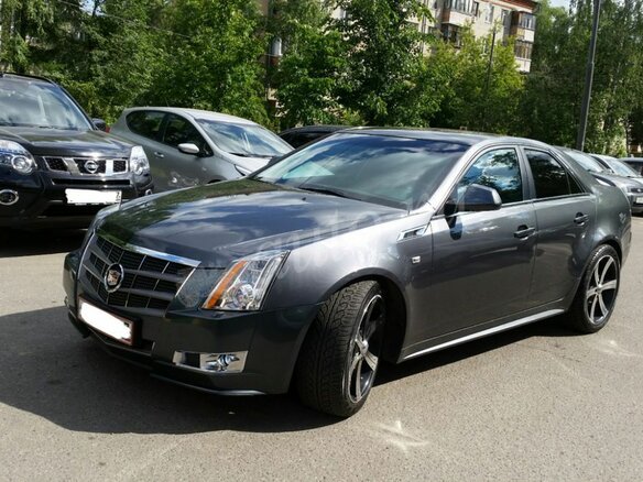 2012 Cadillac CTS II, серый - вид 2