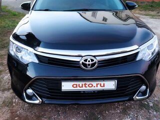 2016 Toyota Camry VII (XV50) Рестайлинг, чёрный, 2100000 рублей, вид 1