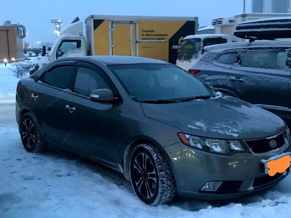 2010 Kia Forte I, серый, 850000 рублей