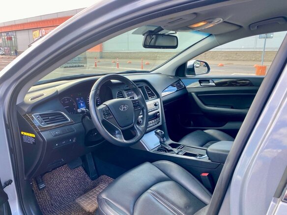 2015 Hyundai Sonata VII (LF), серый, 1350000 рублей - вид 5