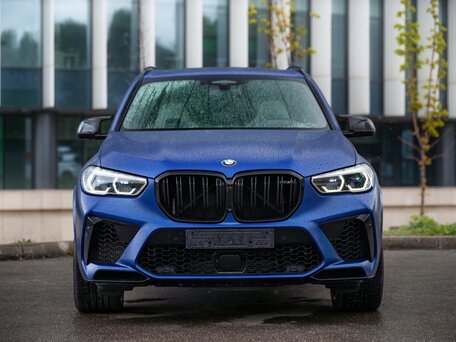 2021 BMW X5 M Competition III (F95), синий, 9990000 рублей, вид 3