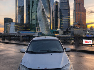 2013 Lada (ВАЗ) Kalina II, серебристый, 320000 рублей, вид 3