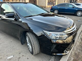 2016 Toyota Camry VII (XV50) Рестайлинг, чёрный, 2550000 рублей, вид 5