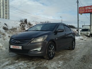 2014 Hyundai Solaris I Рестайлинг, серый, 750000 рублей, вид 4