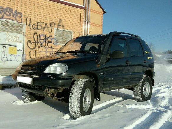 2007 Chevrolet Niva I, чёрный - вид 2
