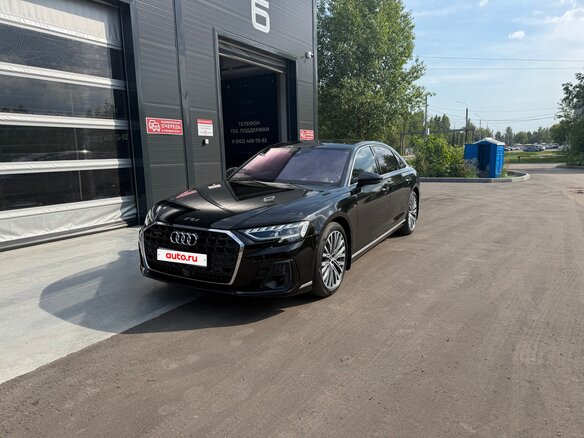2023 Audi A8 55 TFSI IV (D5) Рестайлинг, чёрный, 10500000 рублей