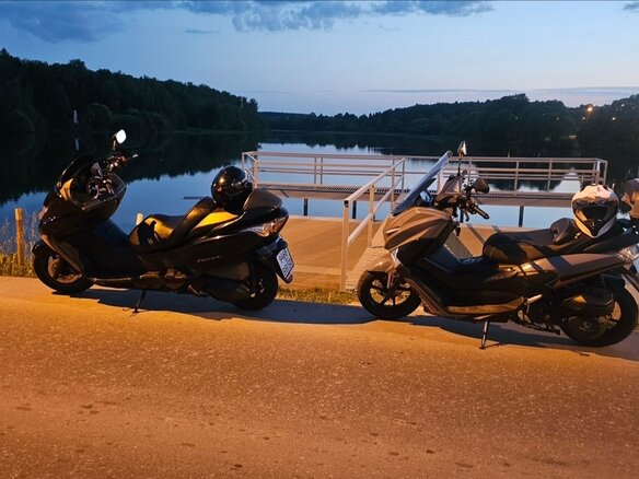 2008 Honda Forza, чёрный, 170000 рублей - вид 7