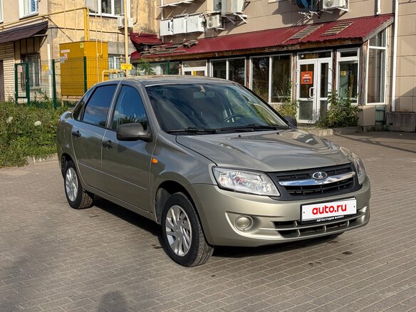 2012 Lada (ВАЗ) Granta I, серый, 315000 рублей - вид 4