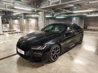 2021 BMW 5 серии 530i xDrive VII (G30/G31/G38) Рестайлинг, чёрный, 4990000 рублей, вид 1