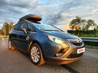 2013 Opel Zafira C, голубой, 1170000 рублей, вид 3