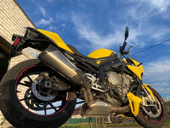 2017 BMW S 1000 R, жёлтый, 975000 рублей - вид 5