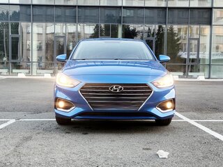 2018 Hyundai Solaris II, синий, 1650000 рублей, вид 3