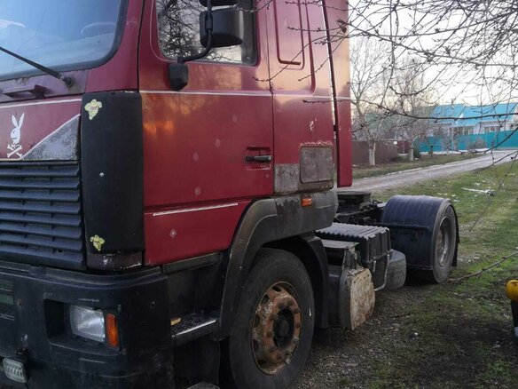 2008 МАЗ-МАН 540459, пурпурный, 1100000 рублей - вид 2