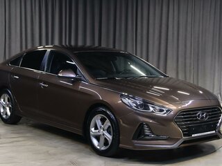 2017 Hyundai Sonata VII (LF) Рестайлинг, коричневый, 1499000 рублей, вид 3