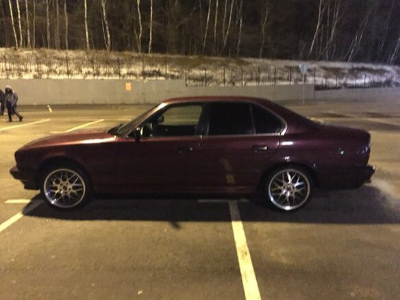 1992 BMW 5 серии 525i III (E34), красный - вид 5