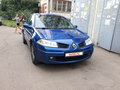 2008 Renault Megane II Рестайлинг, синий - вид 3