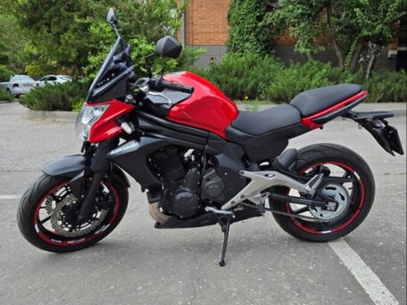 2013 Kawasaki ER-6N, красный, 510000 рублей, вид 1