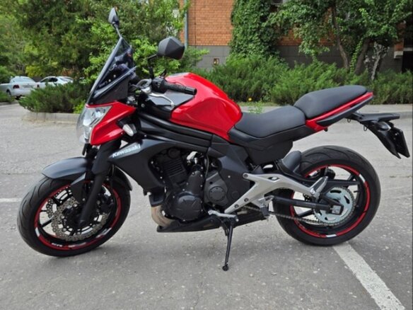 2013 Kawasaki ER-6N, красный, 510000 рублей
