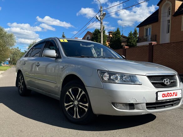 2005 Hyundai Sonata V (NF), серебристый, 430000 рублей - вид 5