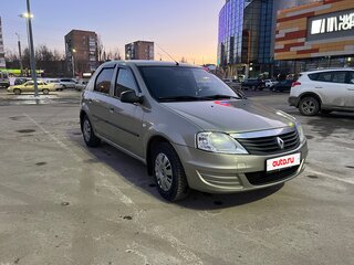 2011 Renault Logan I Рестайлинг, бежевый, 350000 рублей, вид 3