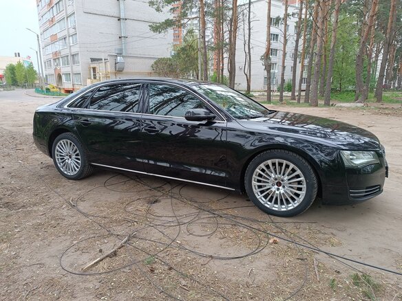 2013 Audi A8 Long III (D4), чёрный, 890000 рублей - вид 7