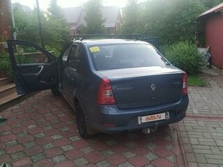 2011 Renault Logan I Рестайлинг, синий, 450000 рублей, вид 4