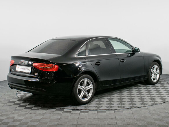 2012 Audi A4 IV (B8) Рестайлинг, чёрный - вид 4